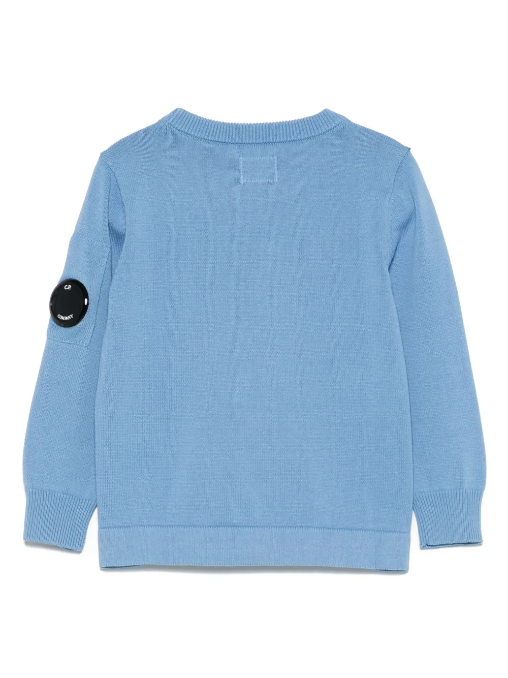 C.P. Company Kids Katoenen gebreide trui Blauw