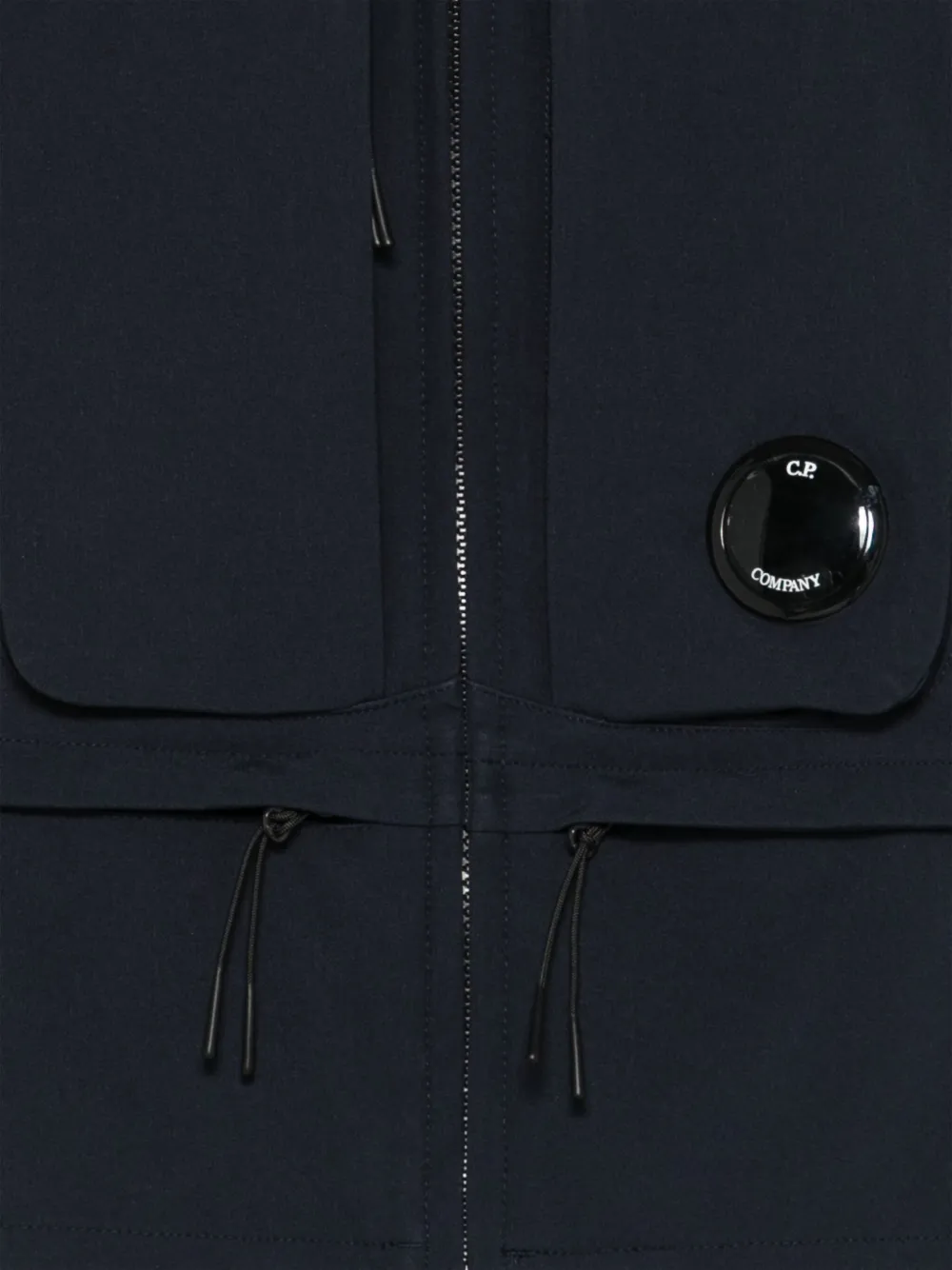 C.P. Company Kids Bodywarmer met capuchon Blauw