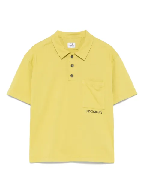 C.P. Company Kids logo-print polo shirt