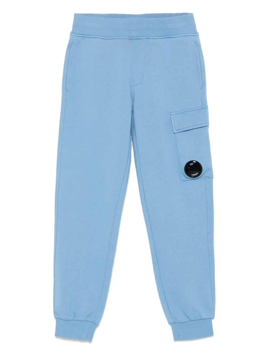 C.P. Company Kids Trainingsbroek met detail Blauw