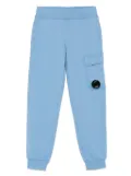 C.P. Company Kids Lens-detail track pants - Blue