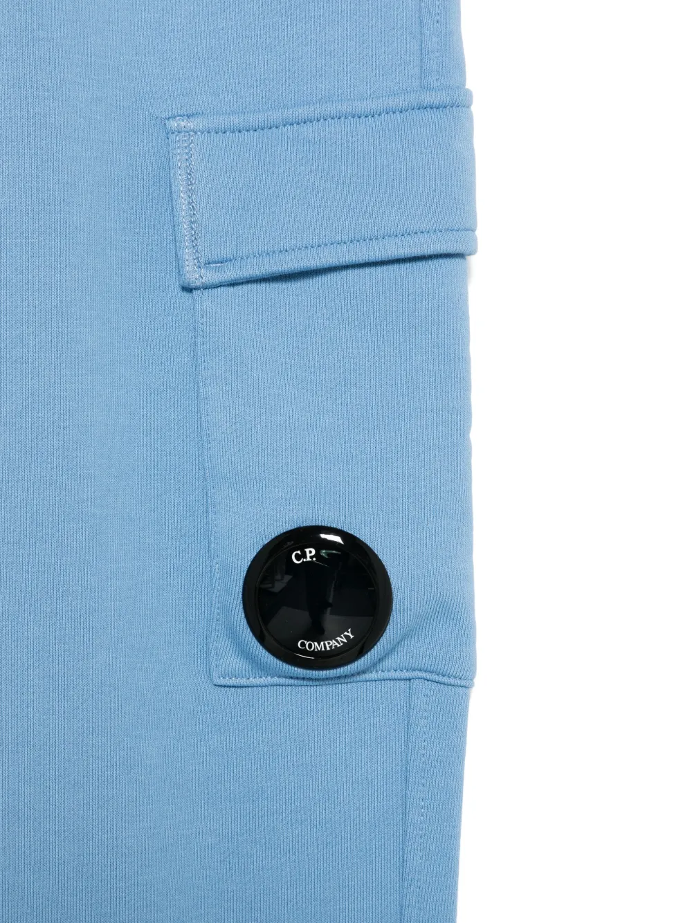 C.P. Company Kids Trainingsbroek met detail Blauw