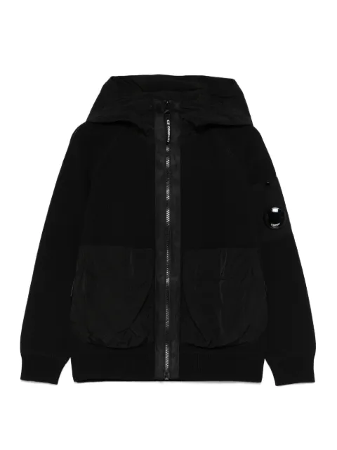 C.P. Company Kids knitted hooded jacket