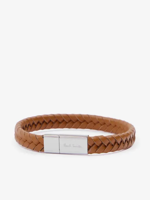 Paul Smith interwoven leather bracelet