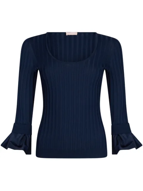 LIU JO flounce-sleeved jumper
