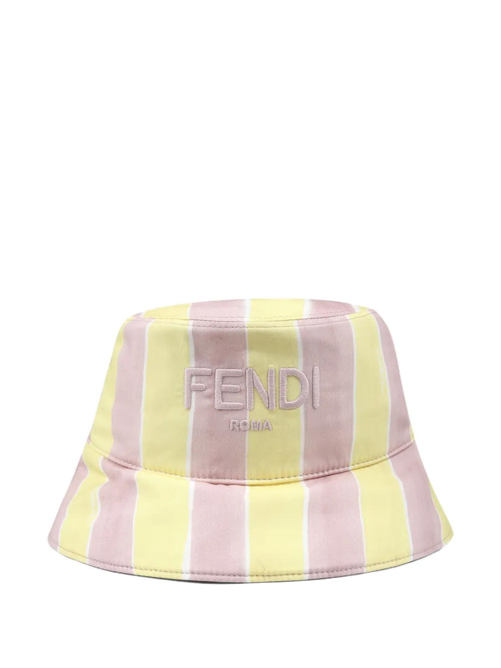 Fendi Kids Vissershoed met geborduurd logo Roze