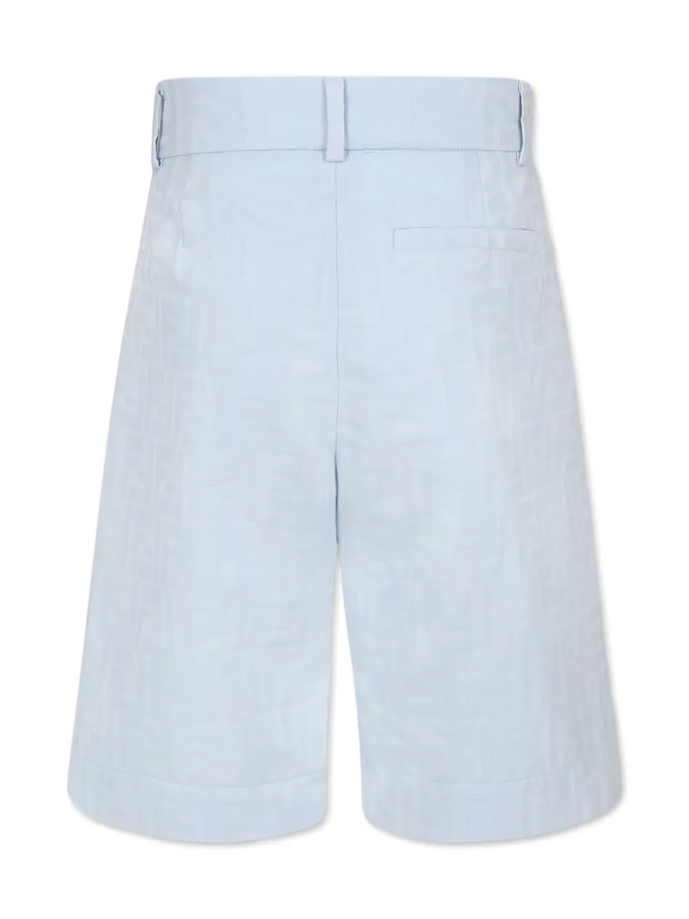 Fendi Kids شورت بكسرات وتطريز شعار الماركة | شورتات كاجوال | Image 2