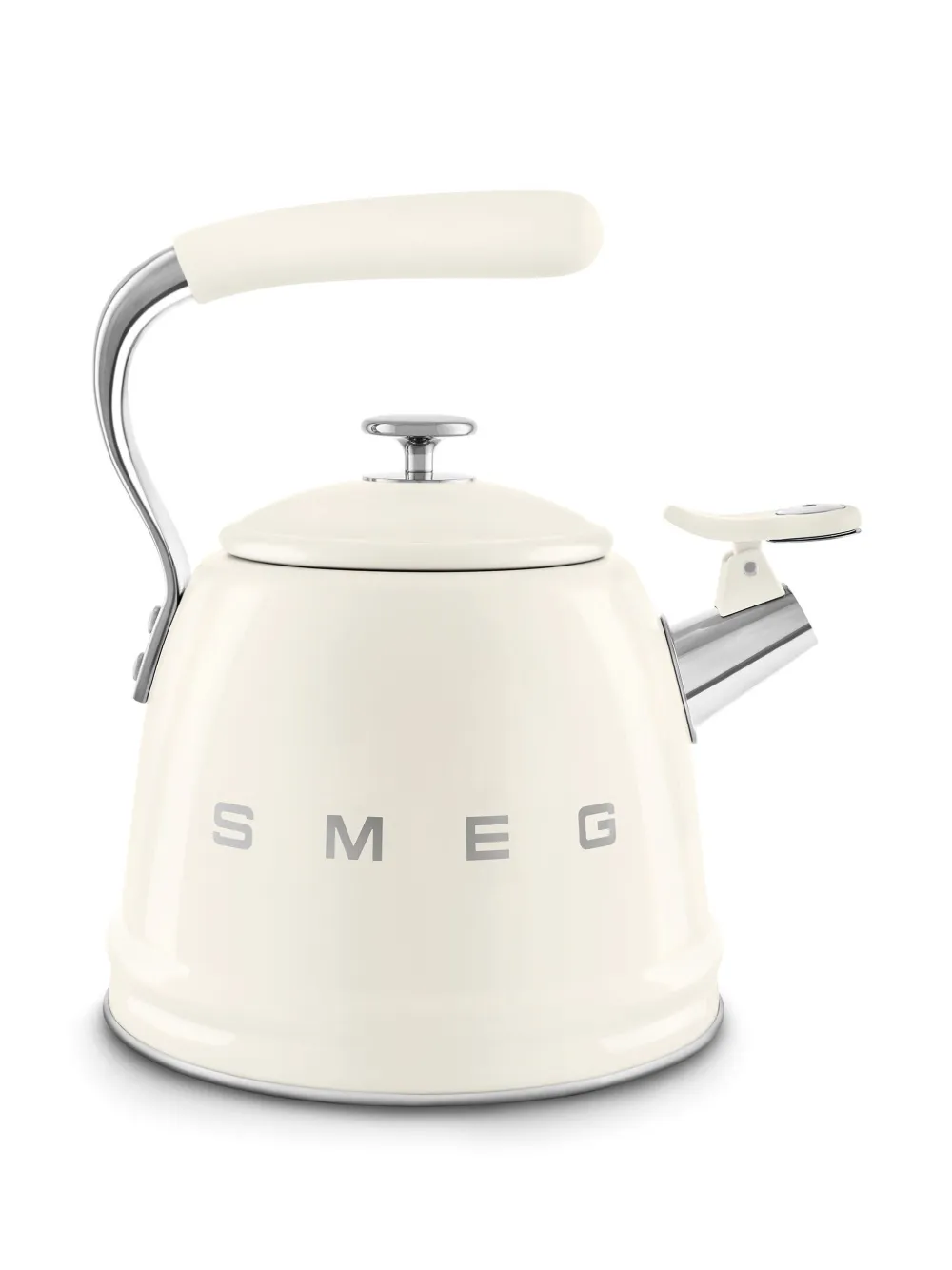 Smeg whistling kettle - Wit