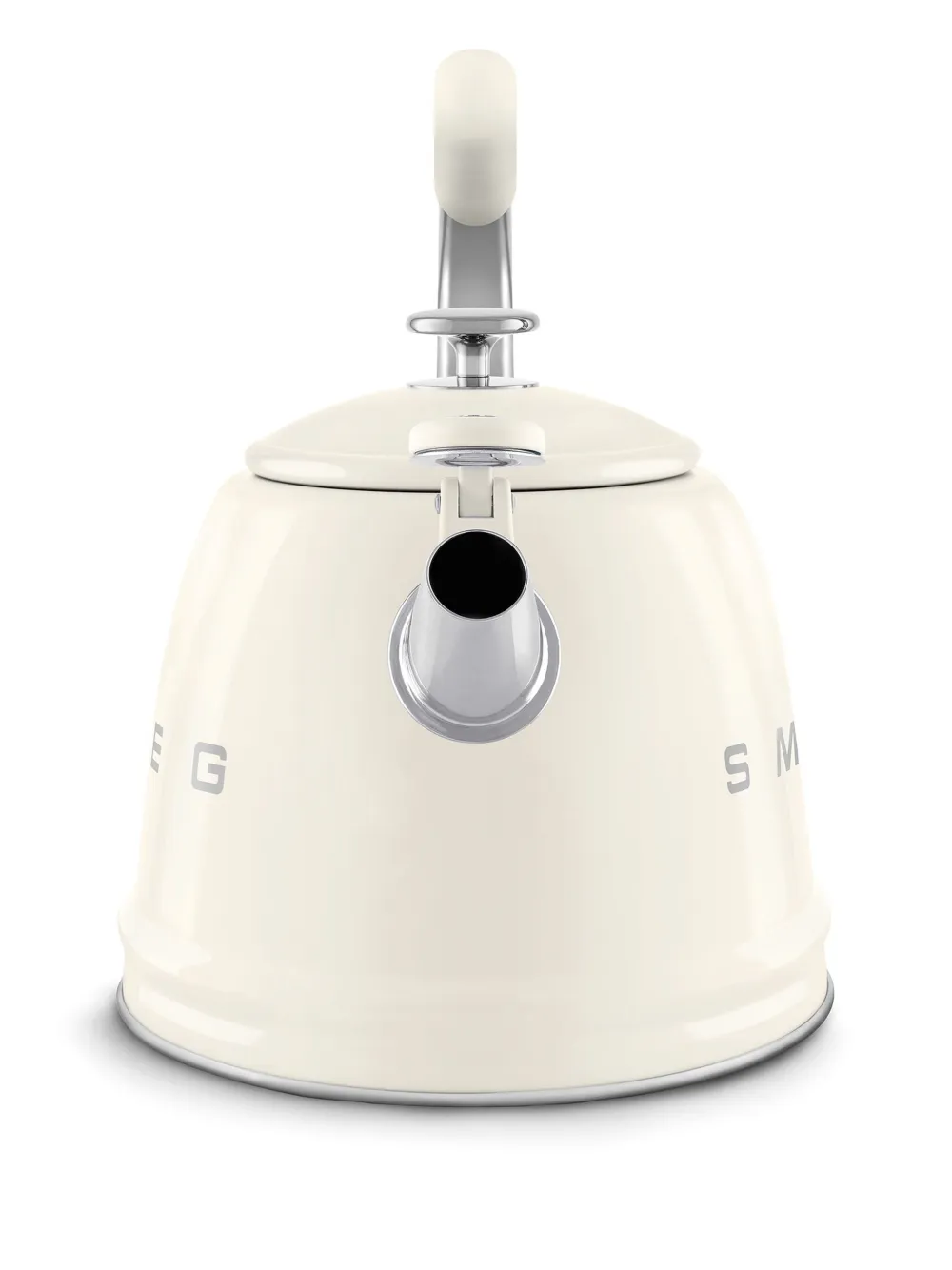 Smeg Whistling Kettle In Weiss