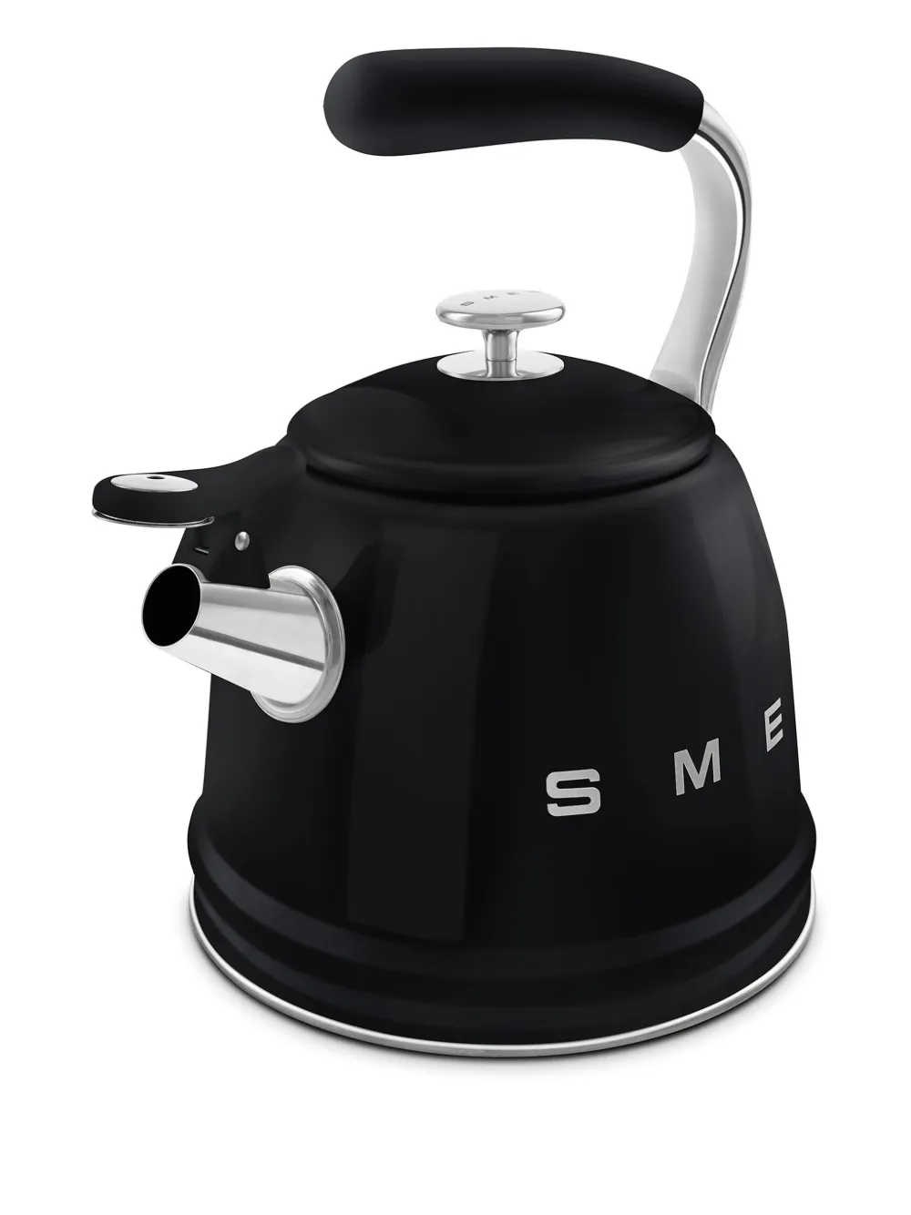 Smeg whistling kettle - Zwart