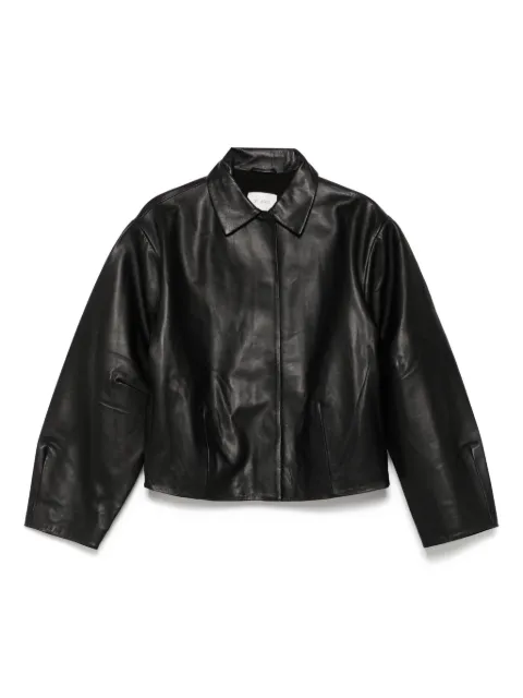 St. Agni Cocoon leather jacket