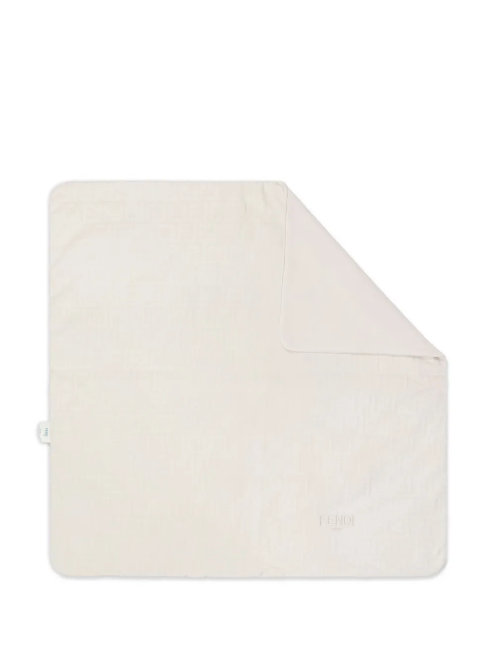 Fendi Kids Katoenen babydeken Beige