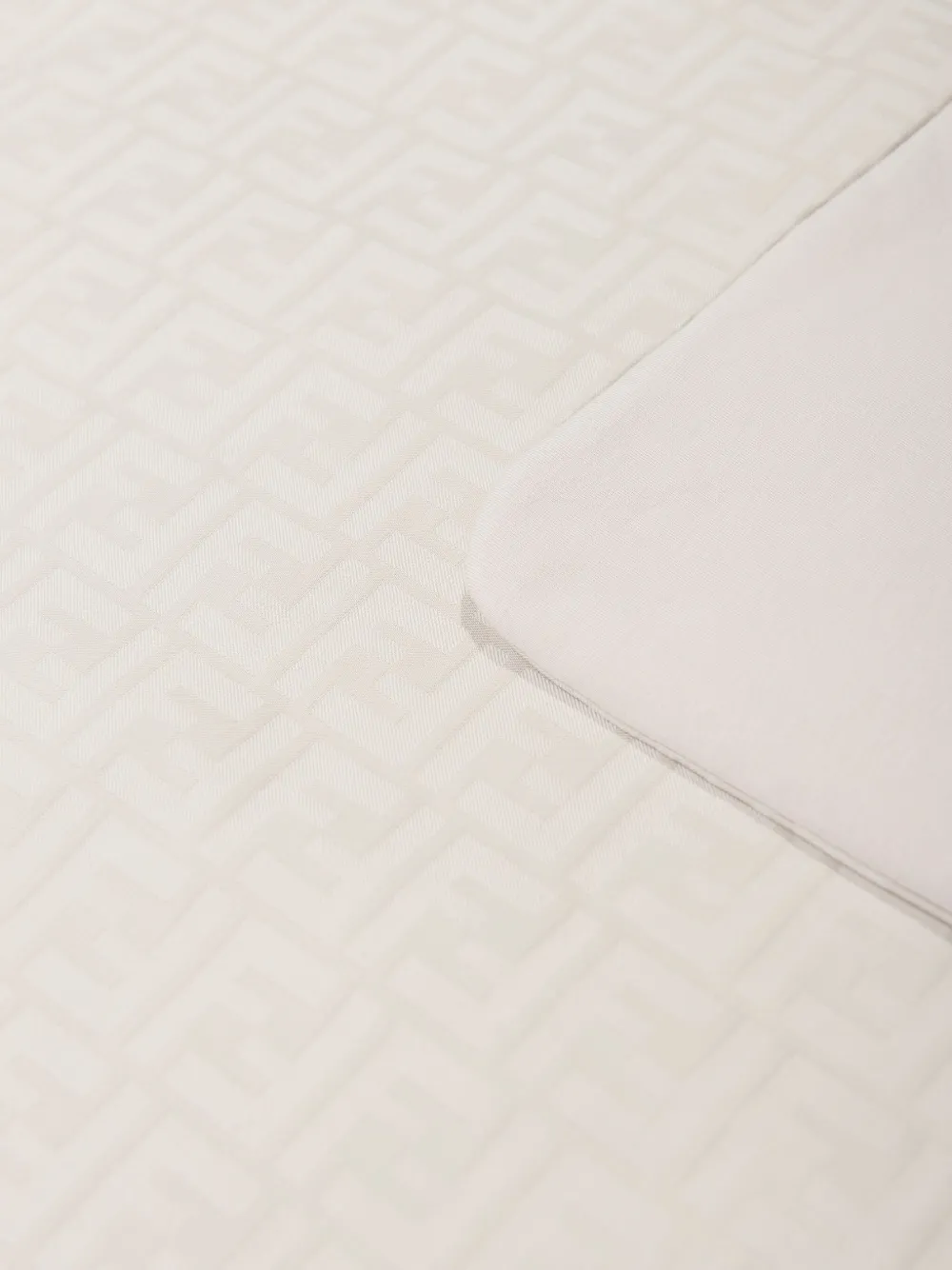 Fendi Kids Katoenen babydeken Beige