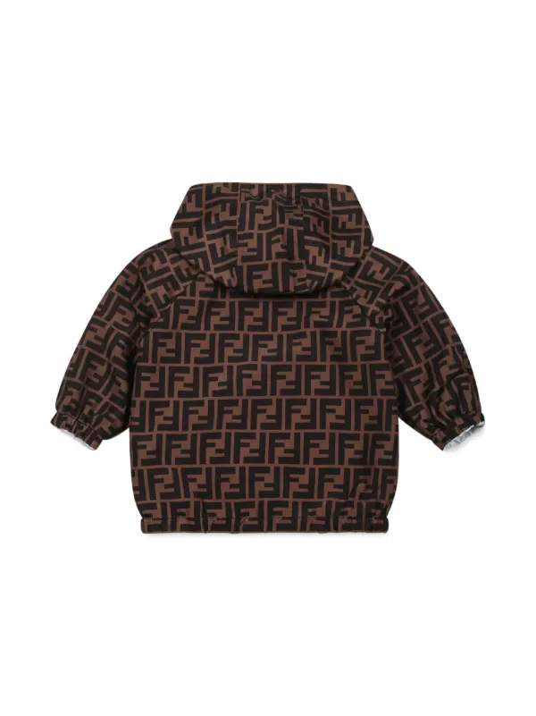FENDI kids ジャケット Fendi Kids リバーシブル ウインドブレーカー | ブルー | FARFETCH JP