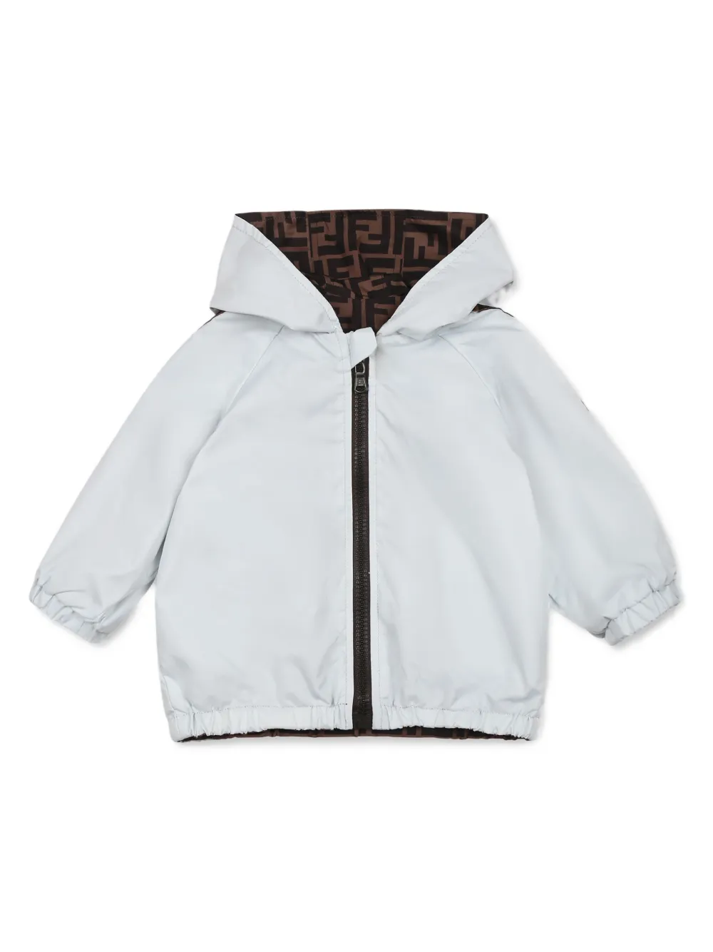 Fendi Kids Omkeerbaar windjack Blauw
