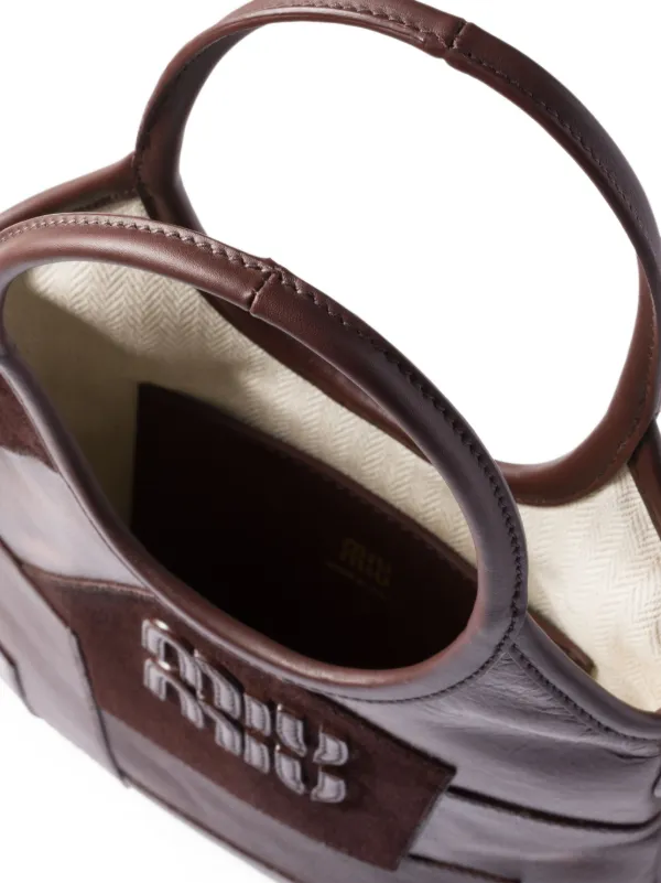 Miu Miu Ivy Tote Bag | Brown | FARFETCH