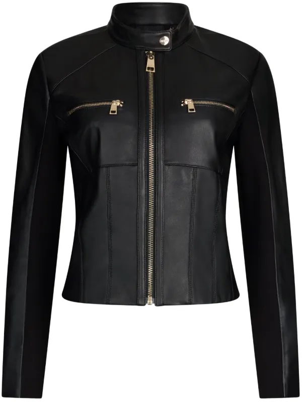 ジャケット LIU JO Women Jackets CA5393E0624 22222 Black Coated fabric jacket colour black | Liu Jo