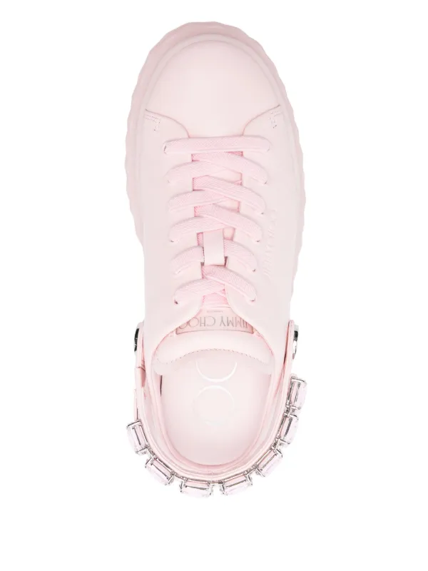 Jimmy Choo Diamond Maxi Sneakers | Pink | FARFETCH