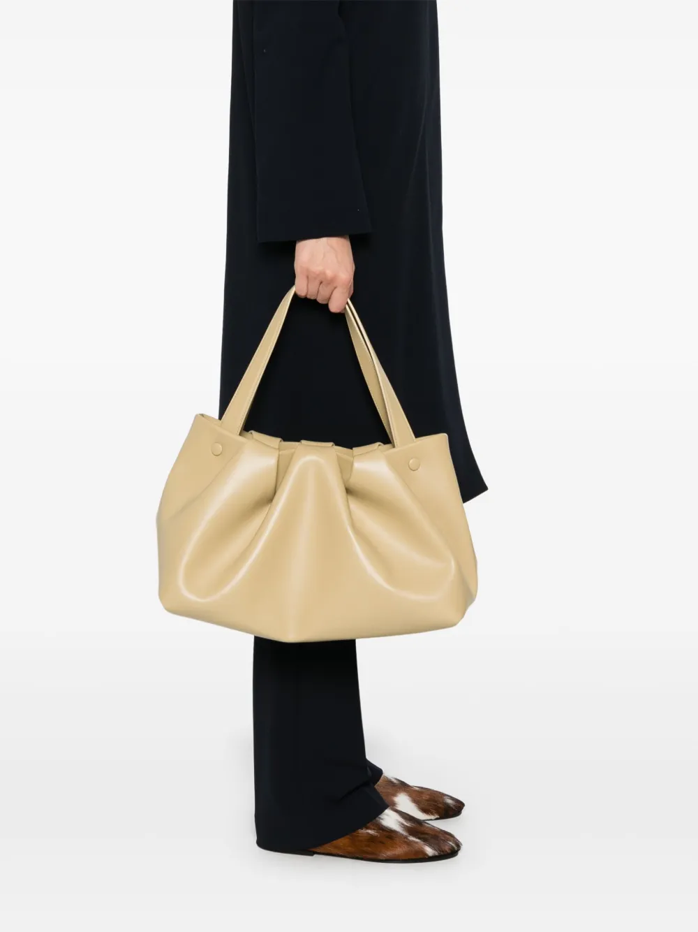 Themoirè Athena shopper - Beige