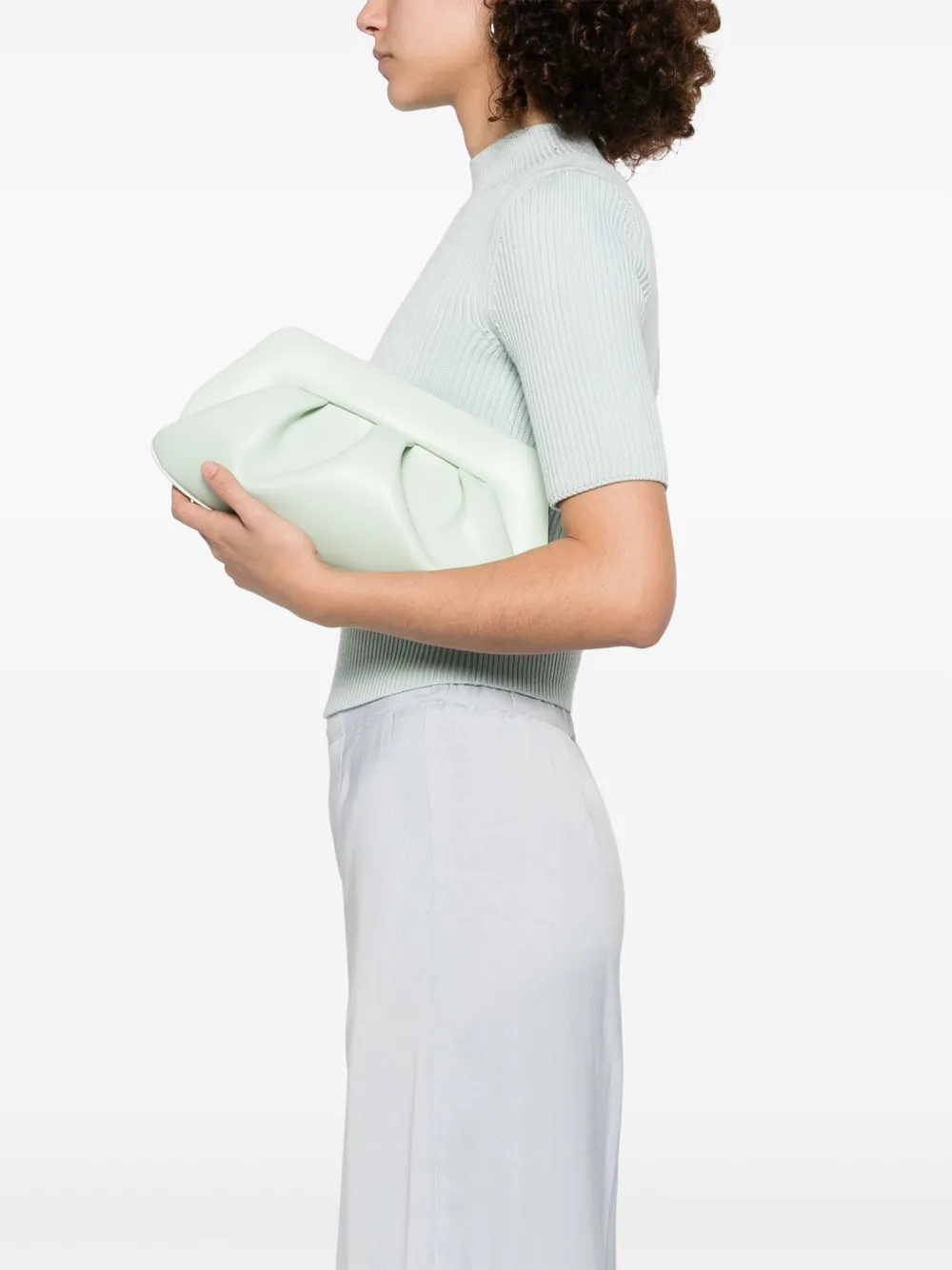 Themoirè Emera clutch bag - Groen