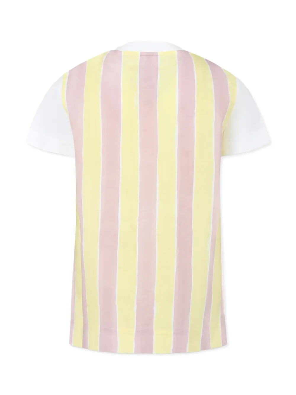 Fendi Kids T-shirt met geborduurd logo Wit