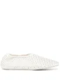 St. Agni perforated ballerina shoes - White