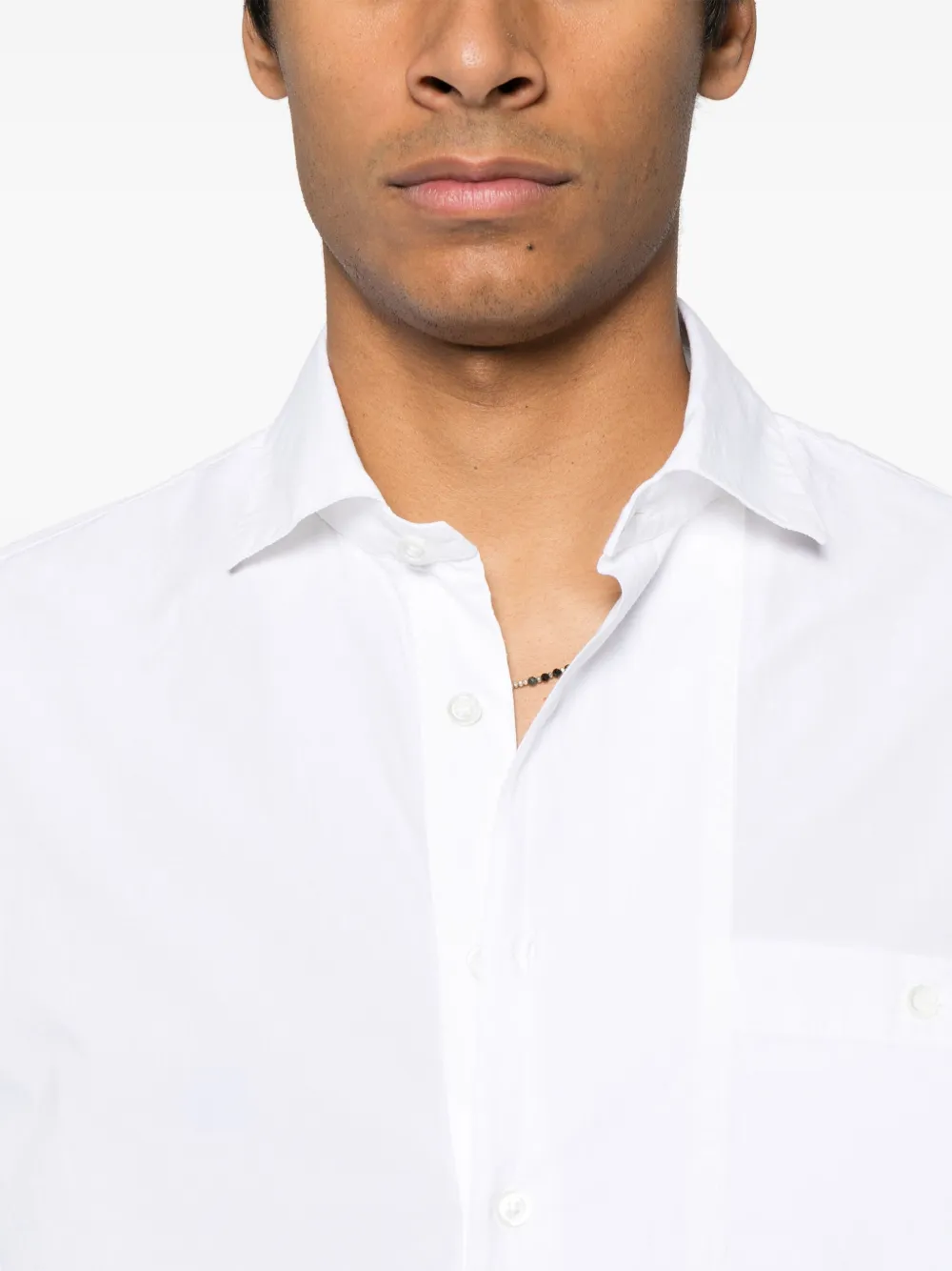 Shop Barena Venezia Cotton Shirt In White