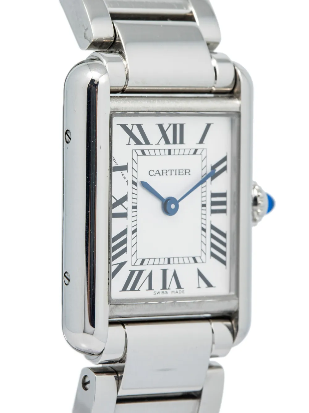 Pre-owned Cartier Tank Must 22mm In White