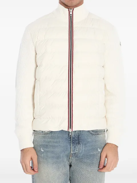 Moncler stickad dunjacka