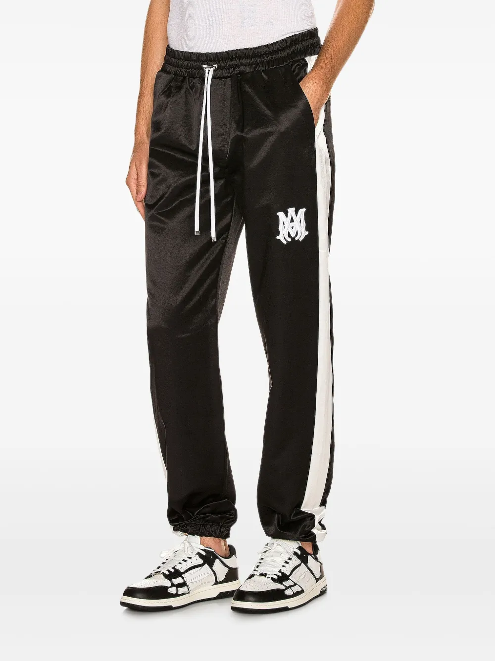 AMIRI logo-patch track pants - Zwart
