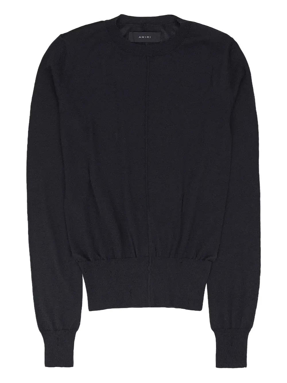 AMIRI distressed-effect jumper Zwart