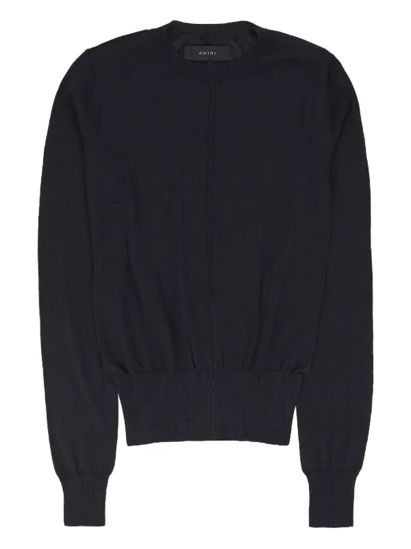 Amiri Distressed-effect Jumper in Black