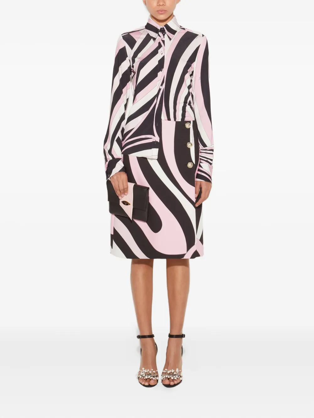 PUCCI Saia com estampa de redemoinho | Saia evasê | Image 2