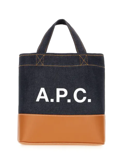 A.P.C. logo-print tote bag