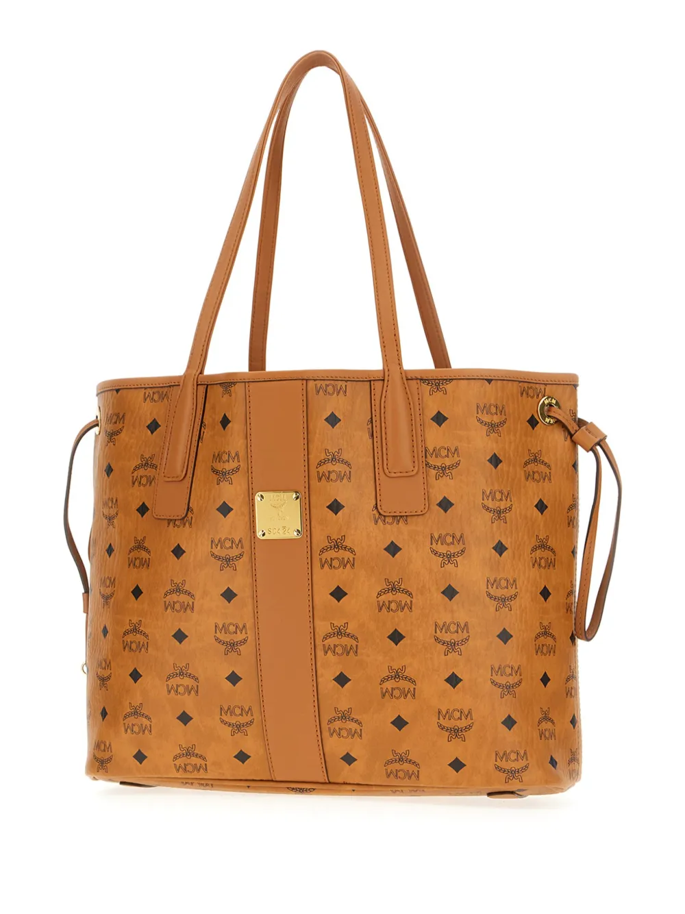 MCM Liz omkeerbare shopper Bruin