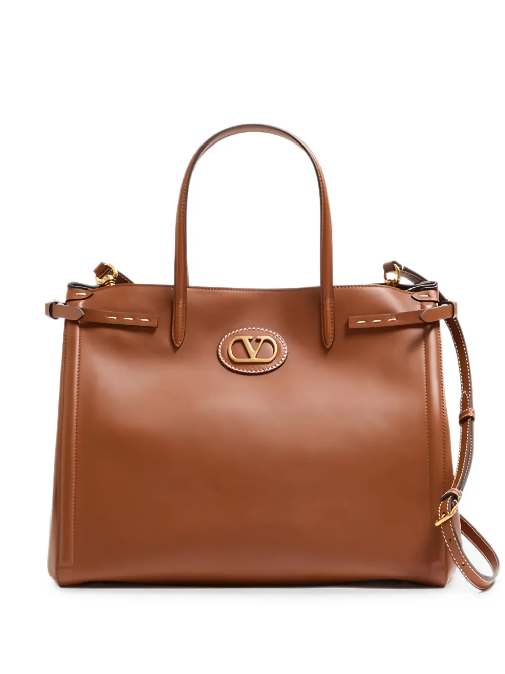Valentino Garavani Borsa tote VLOGO - Marrone