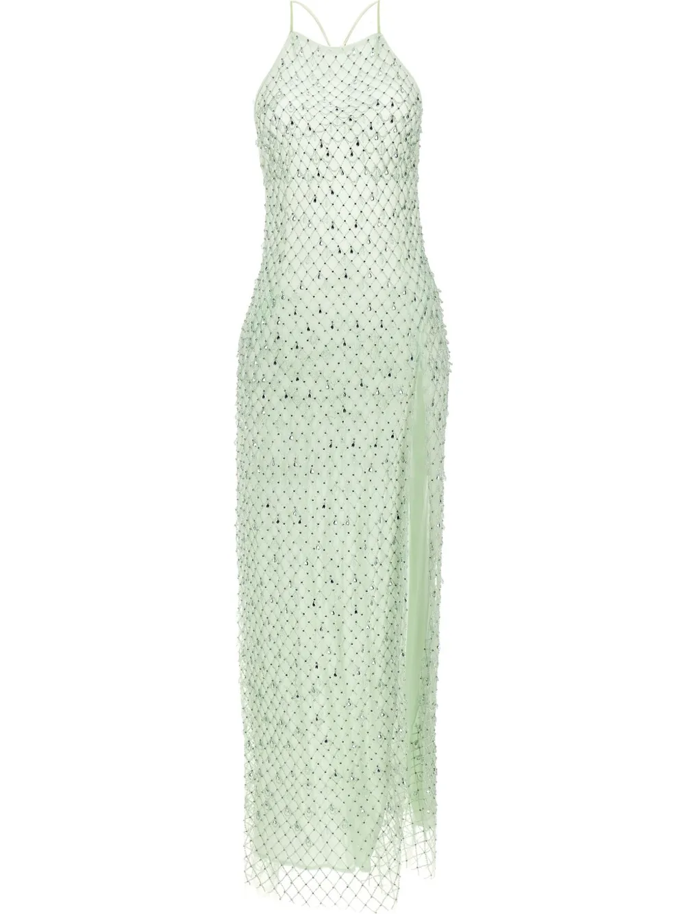 crystal-embellished gown