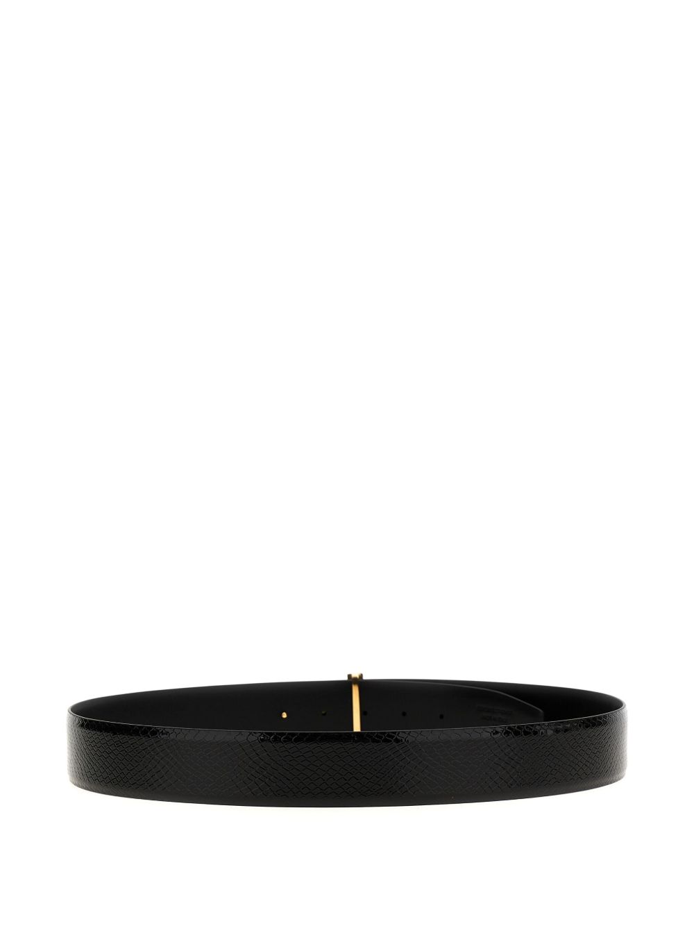 TOM FORD T-logo belt - Zwart