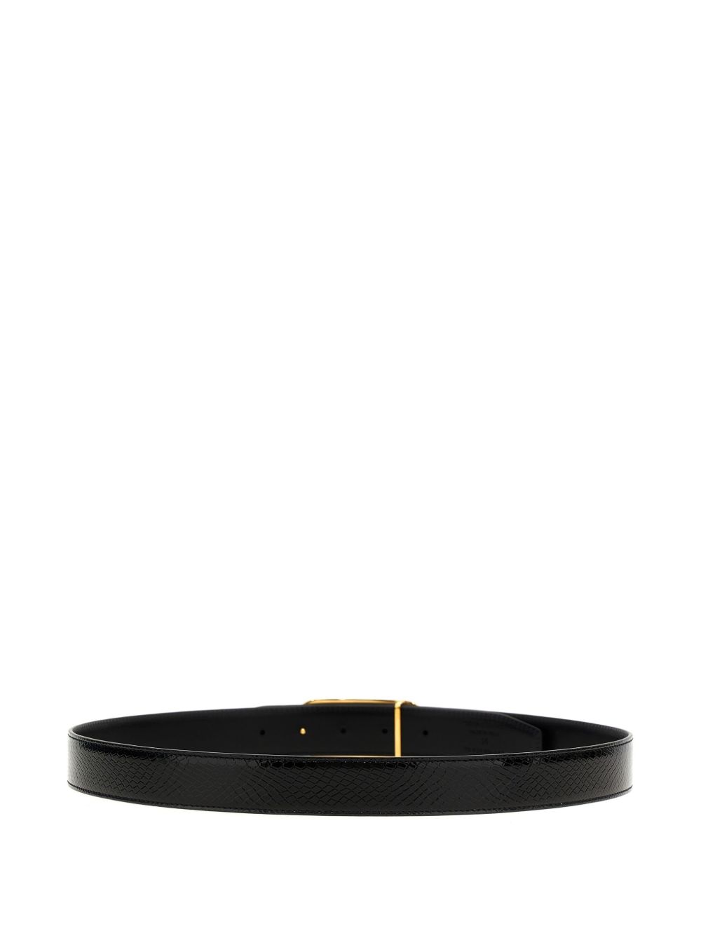 TOM FORD T-logo belt - Zwart