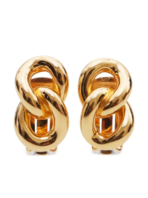 Boucles d'oreilles à clip (années 1990) - Christian Dior Pre-Owned - Modalova