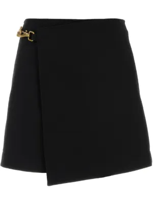 BURBERRY ブラック ハイウエストスカート Burberry London バーバリー ロンドンブラック系 スカート 38