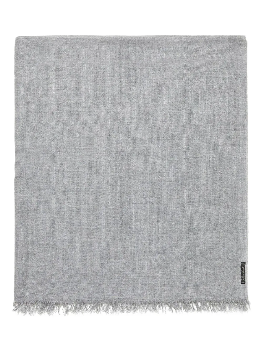 Faliero Sarti fringed scarf Grijs