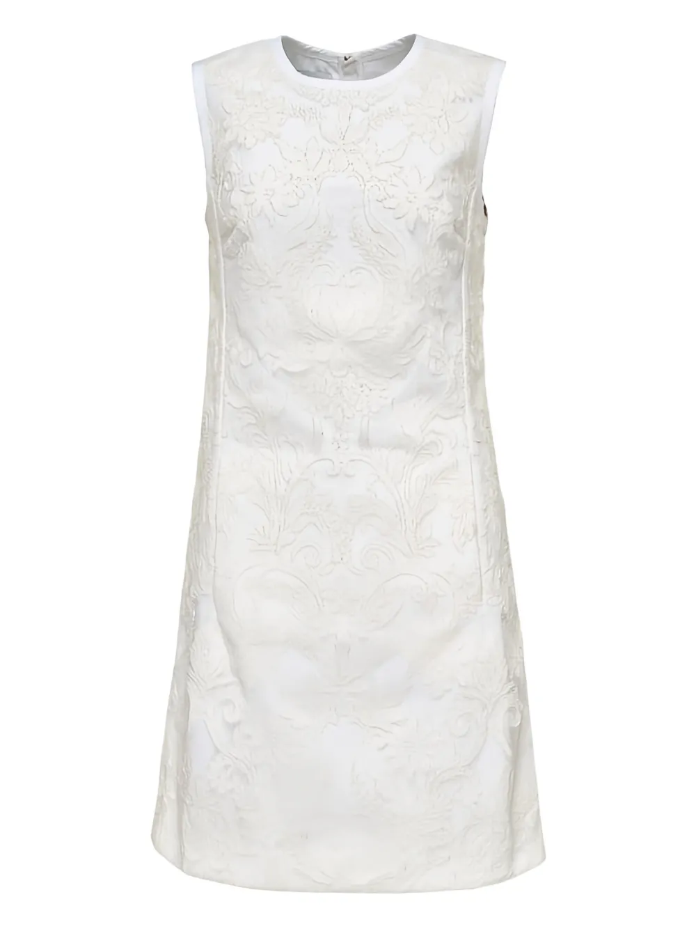 Giambattista Valli brocade sleeveless dress | White | Image 1