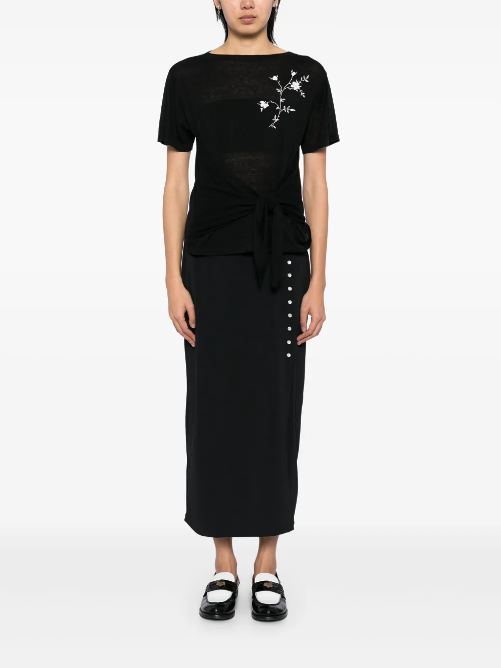 agnès b.  playera con bordado | Playeras y jerséis | Image 2