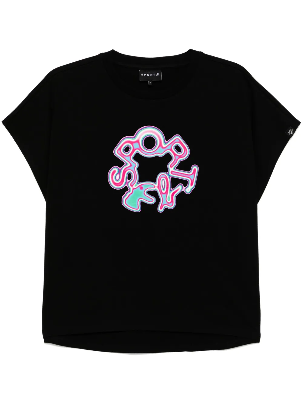 color fade logo T-shirt