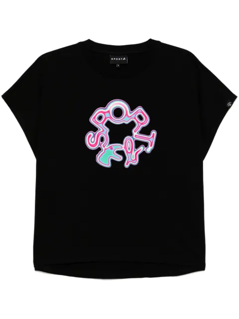 SPORT b. by agnès b.  color fade logo T-shirt