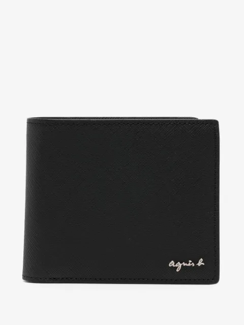 agnès b. leather wallet