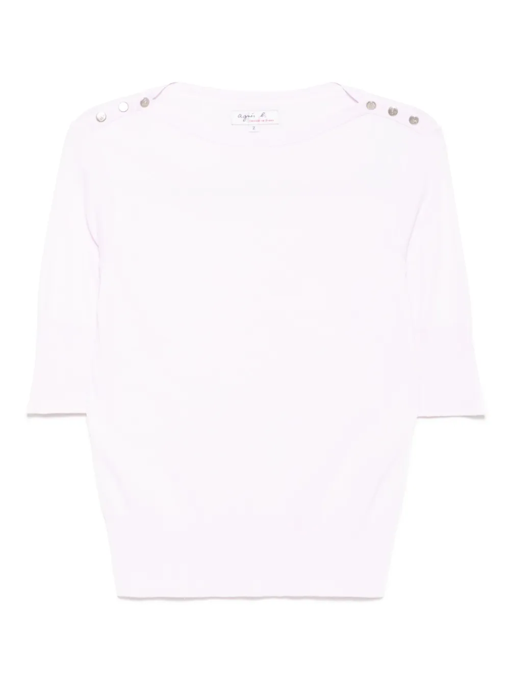 agnès b.  playera Badiane | rosado | Image 1