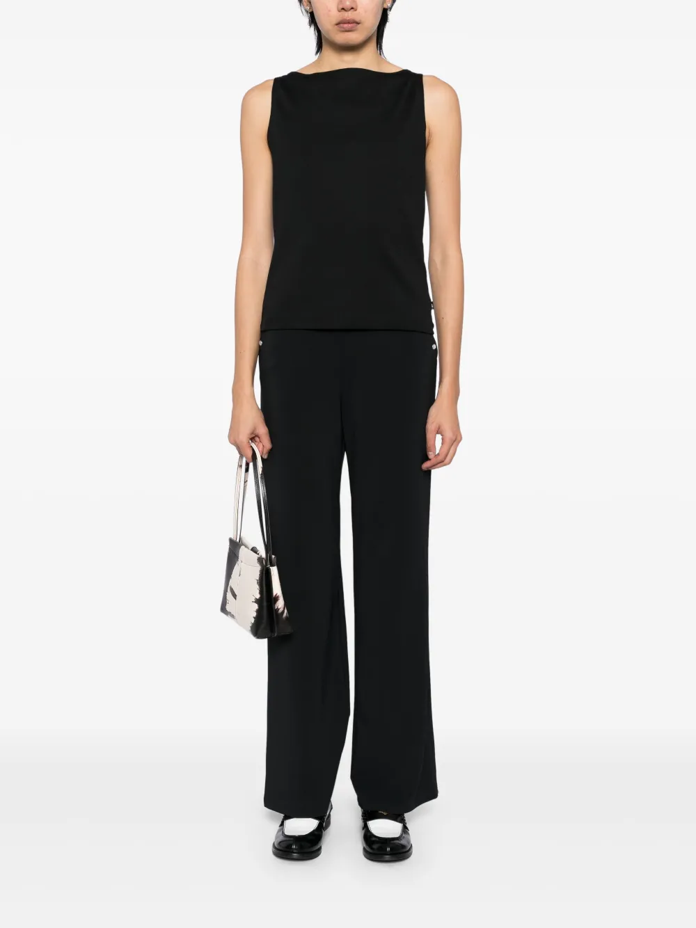 agnès b.  press-stud sailor trousers | Straight-Leg Pants | Image 2