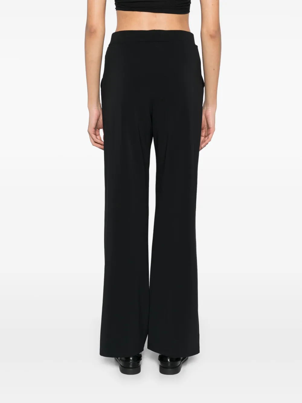 Agnès B. Press-stud Sailor Trousers In Black